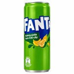 Fanta Fruity Cream Soda 320ml Napój gazowany o smaku owocowo- kremowym