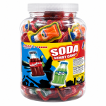 Deer Dada Soda Soft Gummy Candy 10g Żelka "Butelka" o smaku brzoskwini i liczi