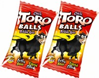 Gumy Toro eggs 6,5g Gumy Bycze jaja z kwaśnym nadzieniem o smaku owocowym
