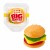 Żelek Hamburger 50g Żelka w kształcie hamburgera o smaku owocowym