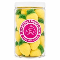 Kwaśne Pianko Żelki Cytrynki 90g o smaku cytrynowym