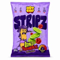 Stripz Limed Habaneros 80g Ostra smażona przekąska z grochu z limonką i papryką chili Habanero