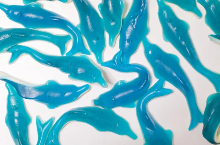 Żelki "Delfiny XXL" 1kg o smaku owocowym