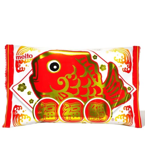 Meito Puku Puku Tai Celebration Choco 16,5g Japoński wafelek z puszystym nadzieniem o smaku czekoladowym