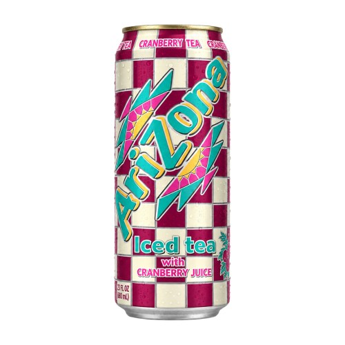 Arizona Ice Tea With Cranberry Juice 680 ml Mrożona herbata o smaku żurawinowym