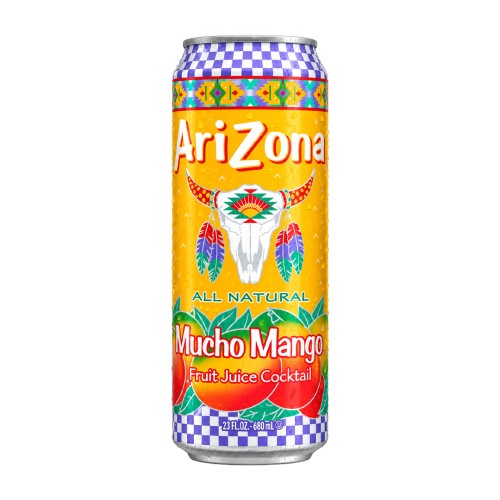 Arizona Mucho Mango Fruit Juice Cocktail 500 ml  Napój owocowy o smaku mango