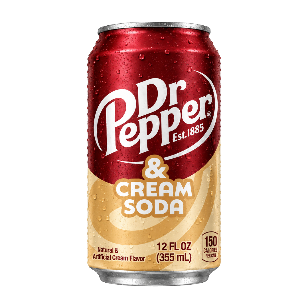 Dr Pepper Cream Soda 355ml Napój gazowany o kremowym smaku korzenno- waniliowym