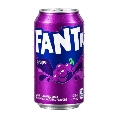 Fanta Grape 355ml Napój gazowany o smaku winogronowym