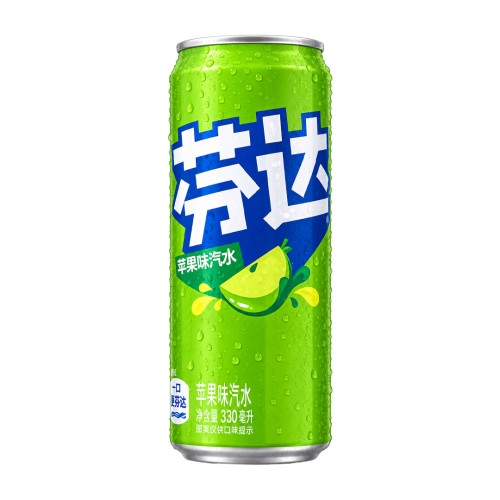 Fanta Green Apple 330 ml Napój gazowany o smaku zielonego jabłka