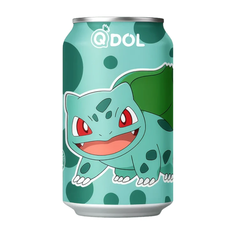 Qdol Pokemon Grape 330ml Napój gazowany o smaku winogronowym