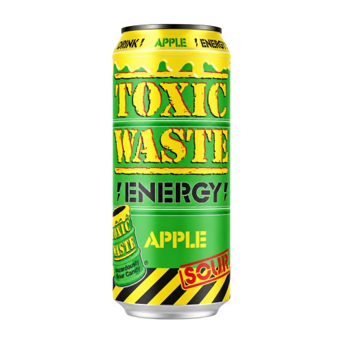Toxic Waste Sour Apple Energy Drink 500ml Napój energetyczny o smaku kwaśnego jabłka