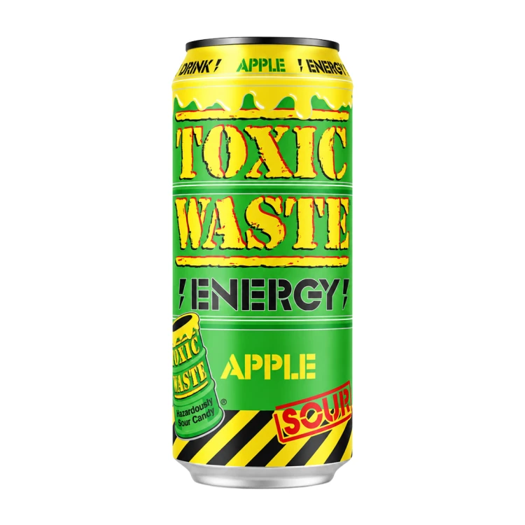 Toxic Waste Sour Apple Energy Drink 500ml Napój energetyczny o smaku kwaśnego jabłka
