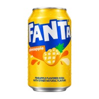 Fanta Pineapple 355ml Napój gazowany o smaku ananasowym