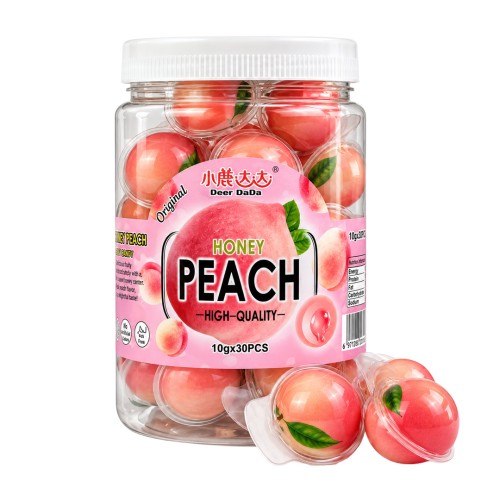 Deer Dada Honey Peach Soft Gummy Candy 10g Żelka "Brzoskwinka" o smaku brzoskwiniowym