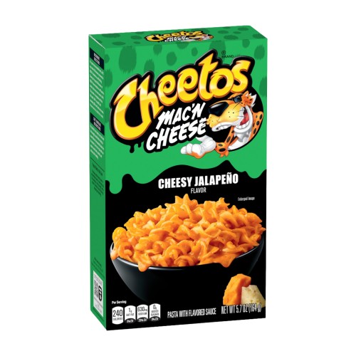 Cheetos Mac'N Cheese Cheesy Jalapeno 164g Amerykański makaron z sosem serowym o smaku papryczki jalapeno