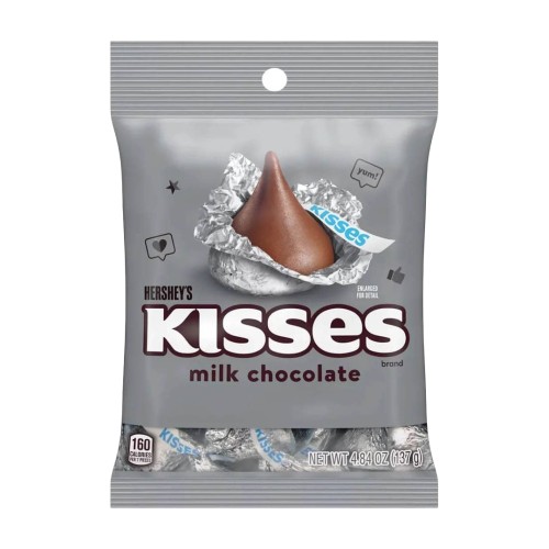 Hershey's Kisses Milk Chocolate 137g "Kropelki" o smaku mlecznej czekolady