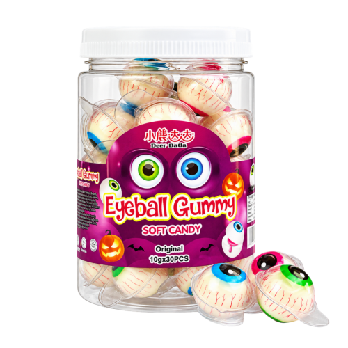 DeerDada Eyeball Soft Gummy Candy 10g Żelka "Oko" o smaku brzoskwini i liczi