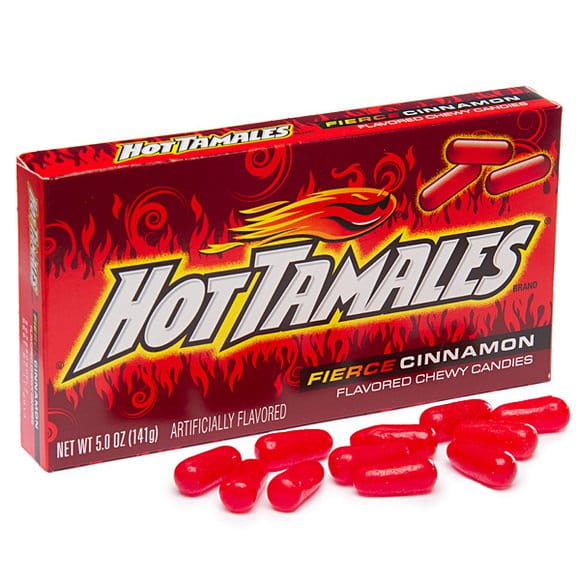 Hot Tamales 120g Cynamonowe  Cukierki do Żucia