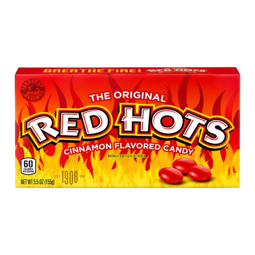 Red Hots Cinnamon Candy Theatre Box 156g Cukierki o smaku cynamonowym