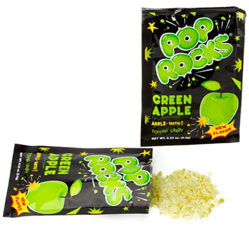 Pop Rocks Green Apple Popping Candy 9,5g Strzelające cukierki o smaku zielonego jabłka