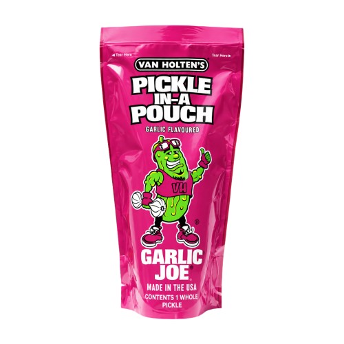 Van Holten's Pickle In-A Pouch Garlic Joe 306g Ogórek konserwowy w zalewie octowej o smaku czosnkowym