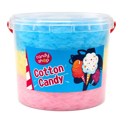 Kolorowa Tęczowa Wata Cukrowa Cotton Candy 3l