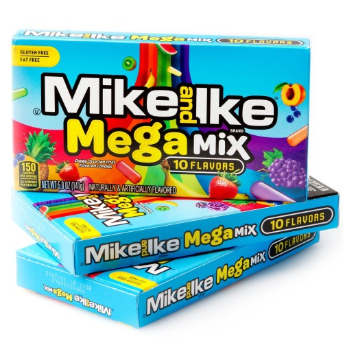 Mike and Ike Mega Mix 10 Flavours 120g Cukierki o smaku 10 owoców