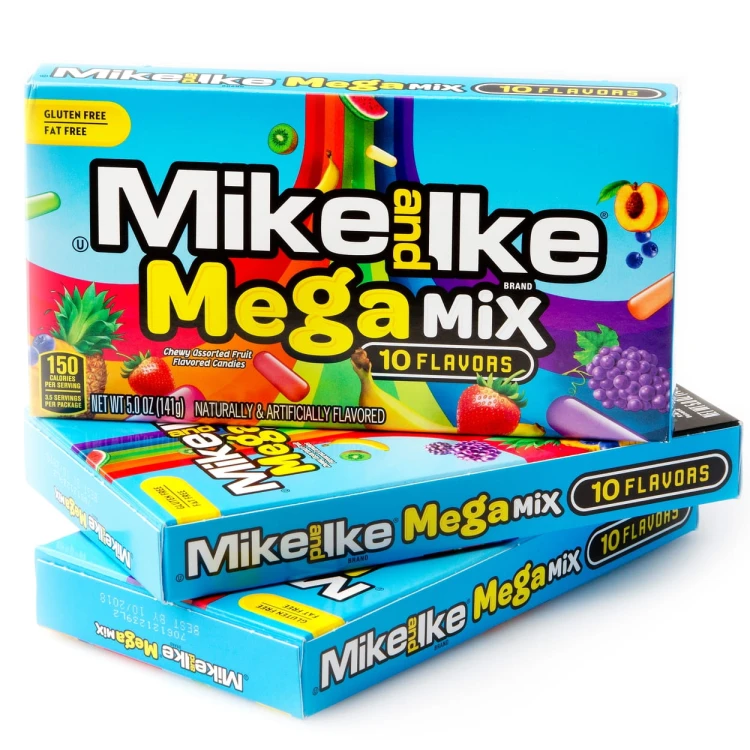 Mike and Ike Mega Mix 10 Flavours 120g Cukierki o smaku 10 owoców