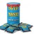 Toxic Waste Blue Sour Candy Drum 42g Niebieskie kwaśne cukierki o smakach: niebieskiej lemoniady, waty cukrowej, niebieskich owoców, winogronowym, niebieskich umeboshi