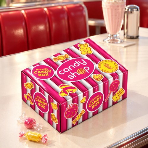 American Candy Mystery Box Amerykańskie Pudełko Niespodzianka Surprise Box