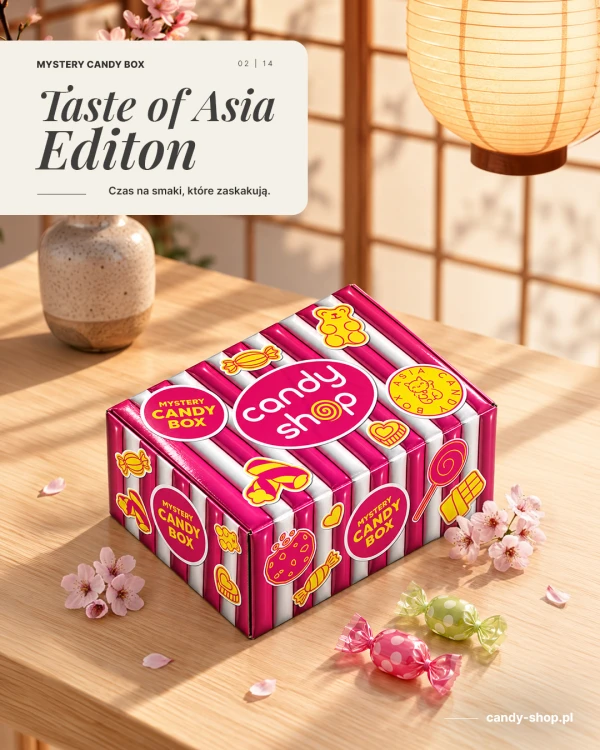 Asia Candy Mystery Box Azjatyckie Pudełko Niespodzianka Surprise Box