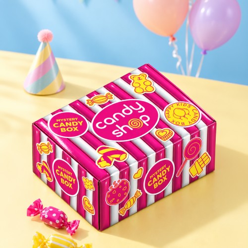 Happy Kids Candy Mystery Box Pudełko Niespodzianka dla Dzieci Surprise Box Słodycze Prezent
