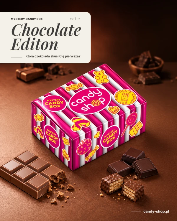 Chocolate Candy Mystery Box Pudełko Niespodzianka z Czekoladami ze Świata Surprise Box