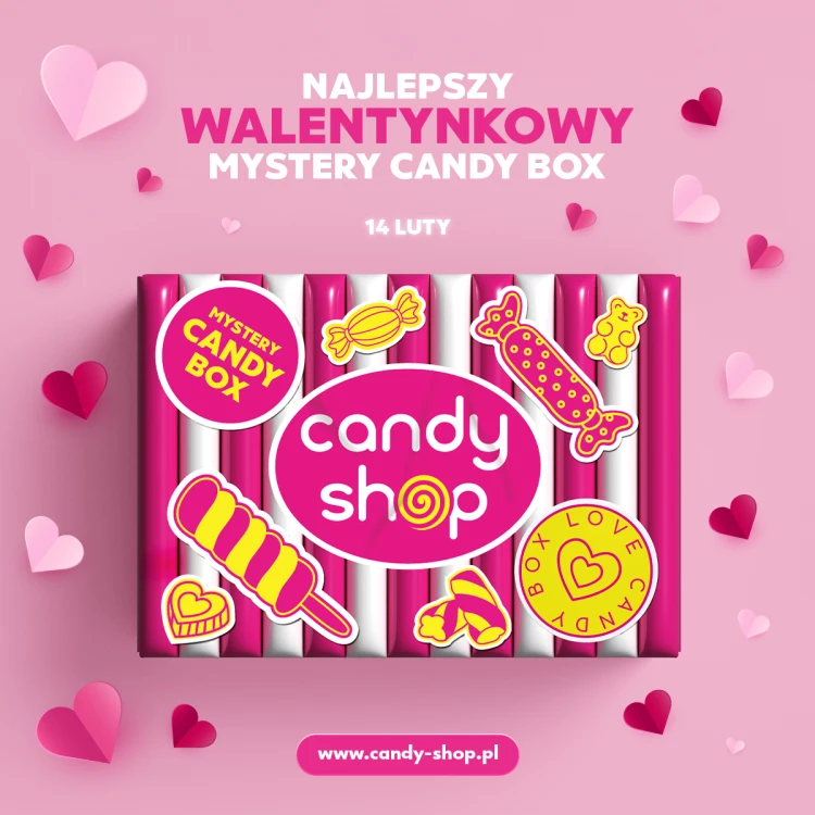 Love Candy Mystery Box Pudełko Niespodzianka dla Zakochanych Prezent Surprise Box