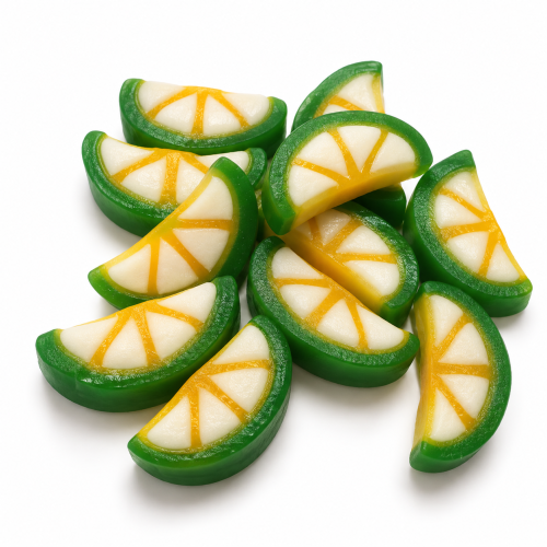 Żelki ''Kawałki Limonki'' o smaku cytrynowo -limonkowym 1,600 kg (250szt.)
