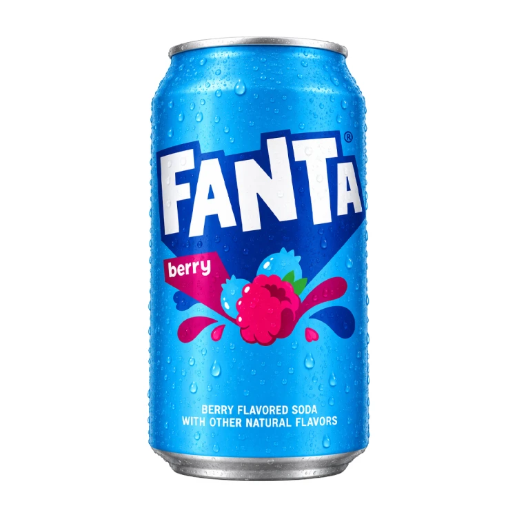 Fanta Berry 355ml Napój gazowany o smaku owoców leśnych