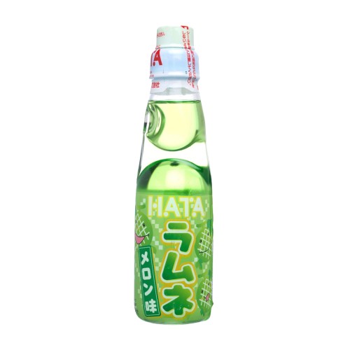 Hata Ramune Melon Soda 200ml Japoński napój gazowany o smaku melonowym
