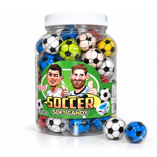 Deer Dada Soccer Soft Gummy Candy 10g Żelka "Piłka nożna" o smaku owocowym