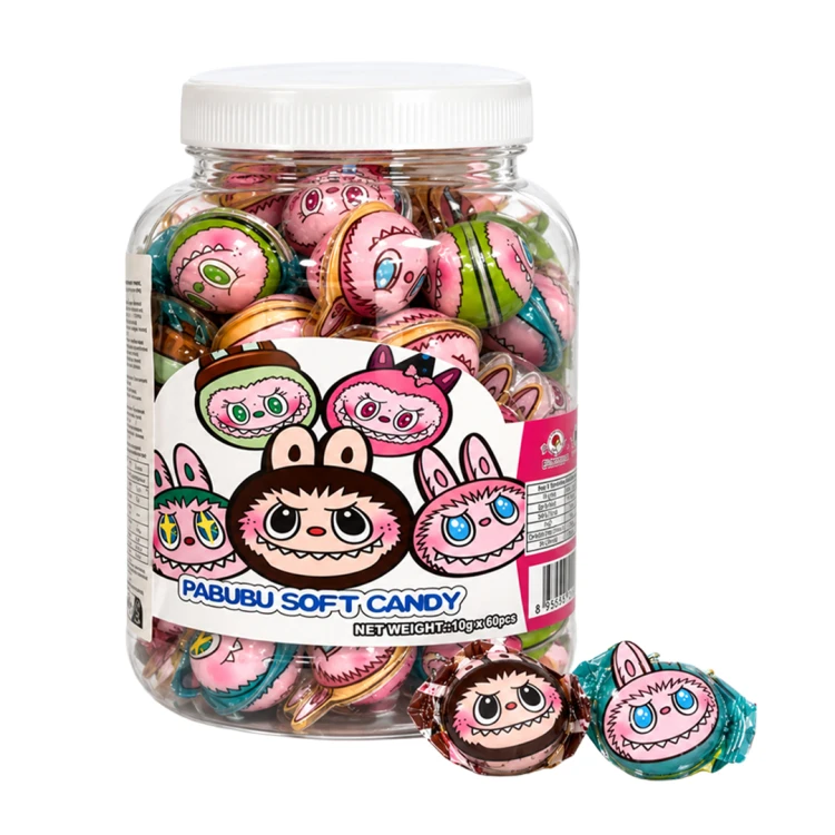 Deer Dada Rabubu Soft Gummy Candy 10g Żelka "Labubu" o smaku brzoskwini i liczi
