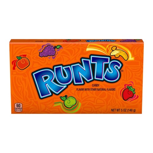 Runts 141g Cukierki w kształcie owoców o smaku owocowym