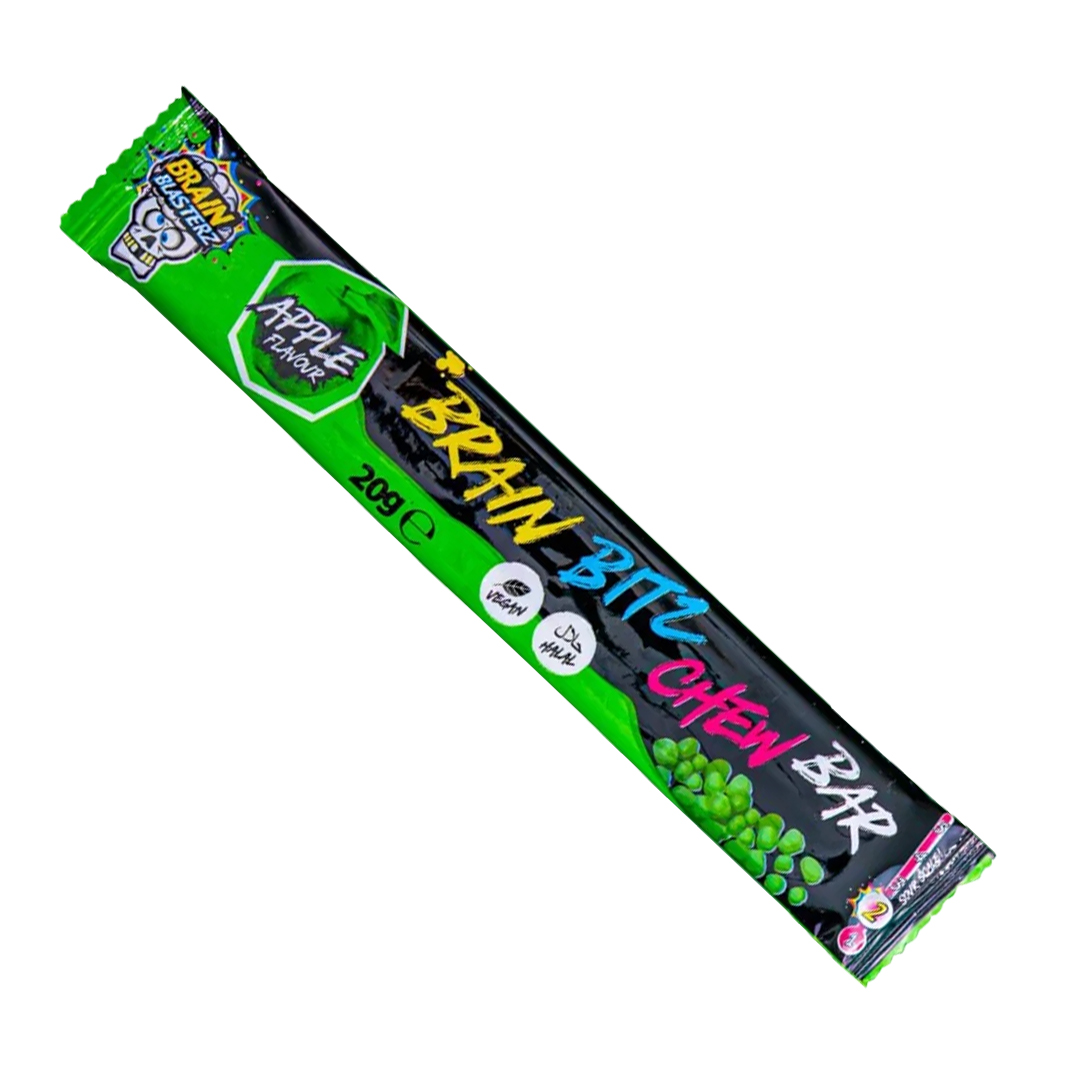 Brain Blasterz  Brain Bitz Chew Bar 20g Kwaśna guma rozpuszczalna