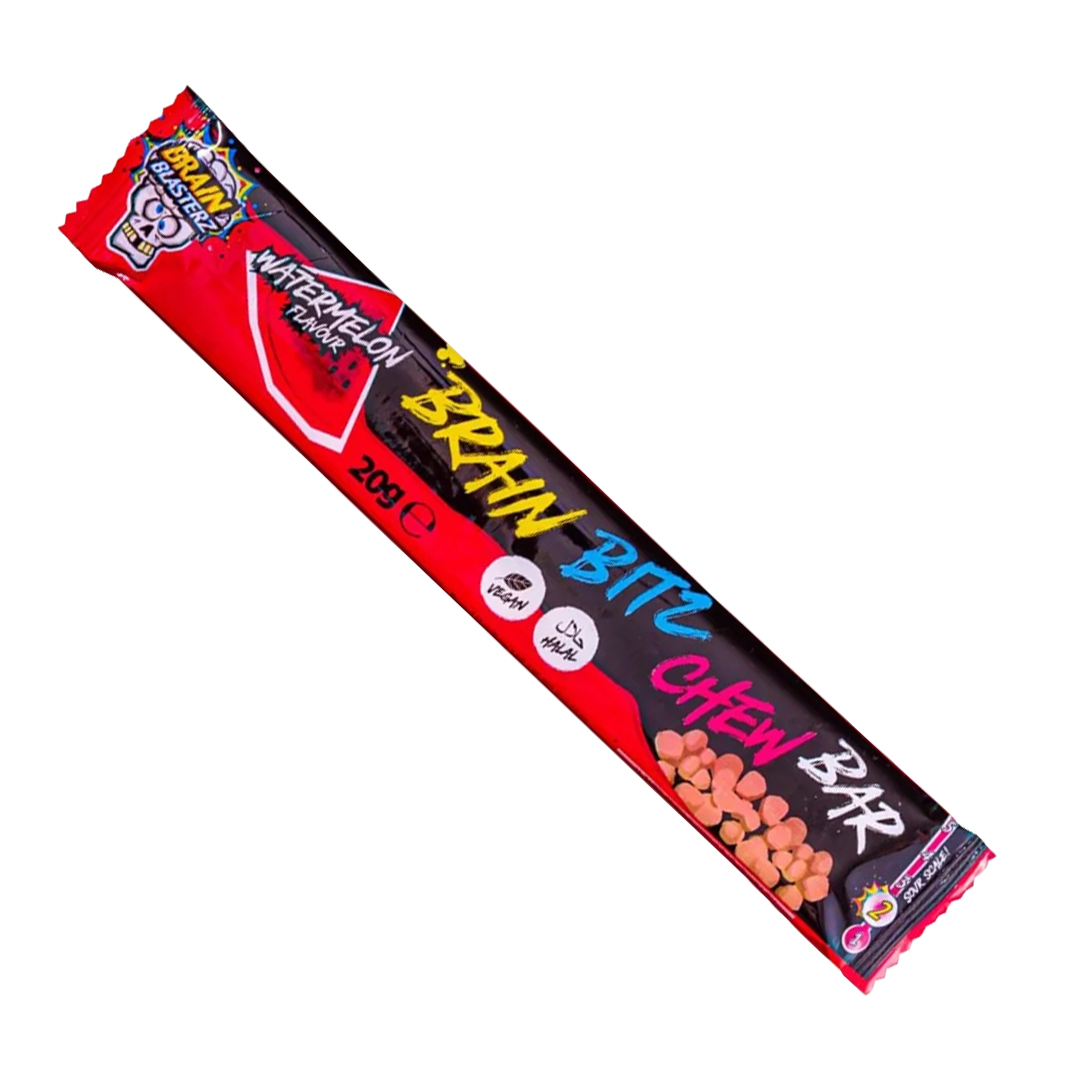 Brain Blasterz  Brain Bitz Chew Bar 20g Kwaśna guma rozpuszczalna