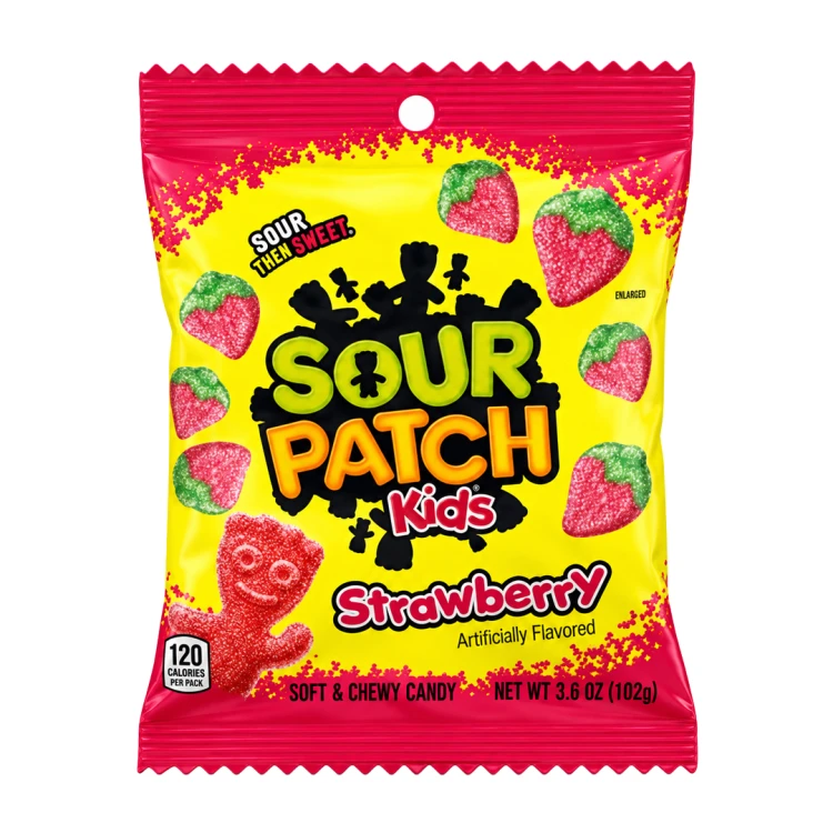 Sour Patch Kids Strawberry 102g Kwaśne żelki o smaku truskawkowym