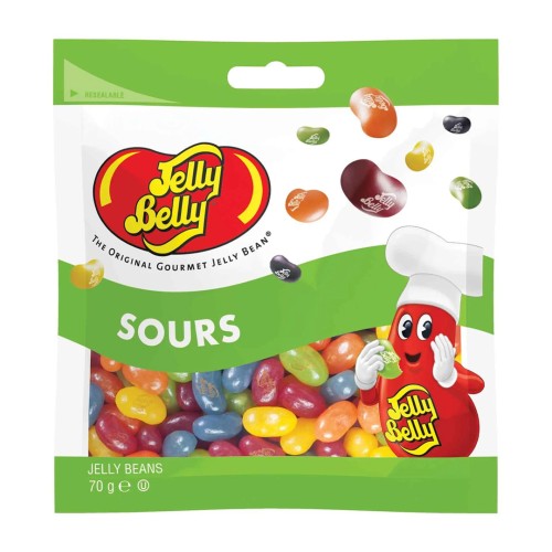 Jelly Belly Sours 70g Kwaśne żelki o smaku owocowym