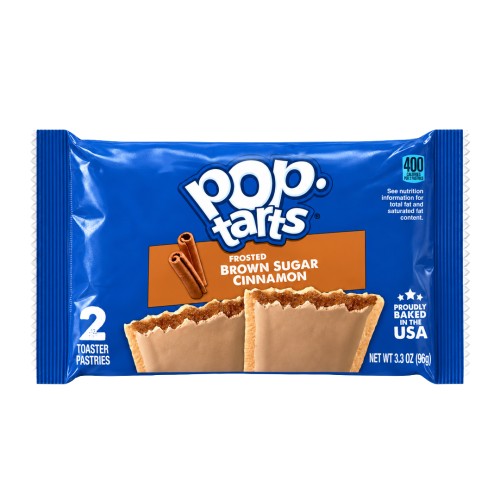 Pop Tarts Brown Sugar & Cinnamon  96g Amerykańskie ciasteczka z nadzieniem o smaku brązowego cukru i cynamonu