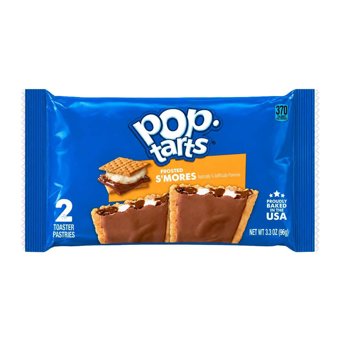 Pop Tarts Frosted S'mores 96g Amerykańskie ciasteczka z nadzieniem o smaku mlecznej czekołady, krakersów i pianek marshmallow