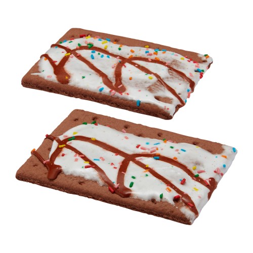 Pop Tarts Hot Fudge Sundae 96g Amerykańskie ciasteczka z nadzieniem o smaku lodów waniliowych, czekoladowej polewy i cukierkowej posypki
