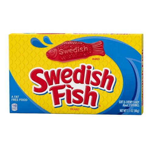 Swedish Fish 88g Żelki "Rybki" o smaku owocowym