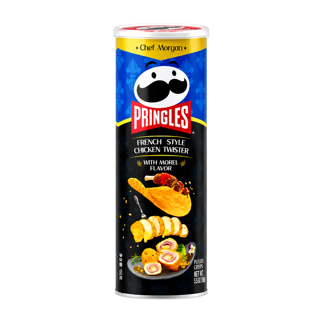 Pringles French Style Chicken Twister 80g Chipsy ziemniaczane o smaku francuskich roladek z kurczaka