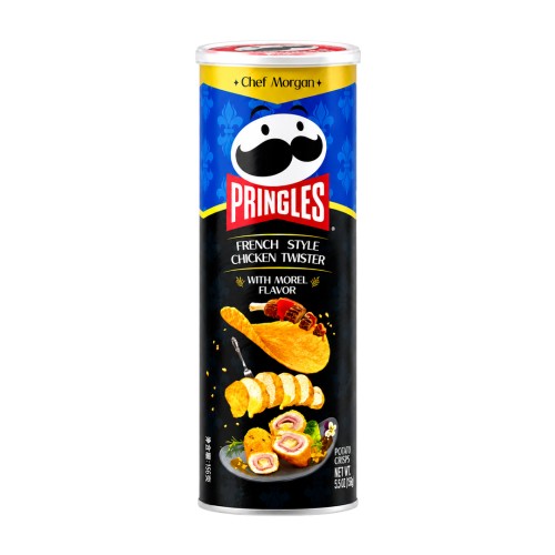 Pringles French Style Chicken Twister 80g Chipsy ziemniaczane o smaku francuskich roladek z kurczaka
